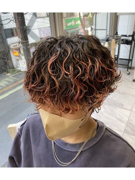 サニーサイドアップ 大宮(Sunny side up) 長谷川　王道波巻きパーマ