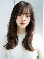 レノラ 本町(LENORA)&nbsp;レイヤーカットレイヤーロングヌーディベージュアースカラー