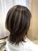 アズール 草加(azule) ベース暗め ハイライトカラー