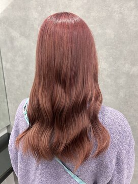 プライズ 成増店(prize) ピンクベージュ ダブルカラー 成増 ピンクブラウン