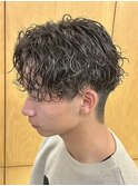 波巻きスパイラルパーマツイストスパイラルパーマシャドウパーマ