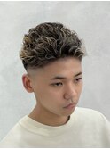 宮城リョータ風短髪パーマスペインカールフェザーパーマショート