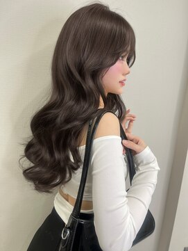 リッカ(LICCA) (licca内堀)韓国ヘア×前髪×グレージュ