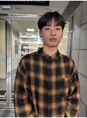 【森本紗奈】韓国ヘア　シースルーマッシュ