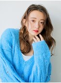 20代30代大人可愛い透明感アッシュ韓国風ラフパーマ