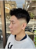 メンズショート フェード