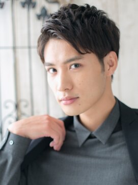 モッズヘア メン 仙台愛子駅前店(mod's hair men) 20代30代かき上げアースカラーワイルドショートa仙台愛子