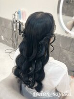 クランルシェ(clan luce)&nbsp;ねじりハーフツイン/心斎橋ヘアセット