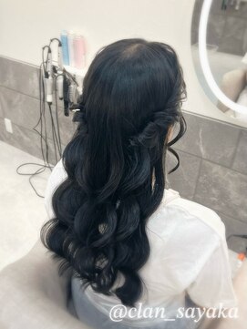 クランルシェ(clan luce) ねじりハーフツイン/心斎橋ヘアセット