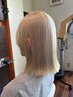 ブリーチで作るハイトーンカラー」