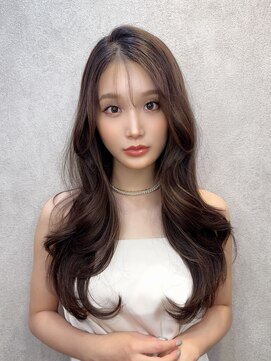 ロンド フィーユ(Lond fille) 大人上品くびれヘア×モカベージュ×ワンホンヘア