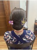 祭りヘアセット