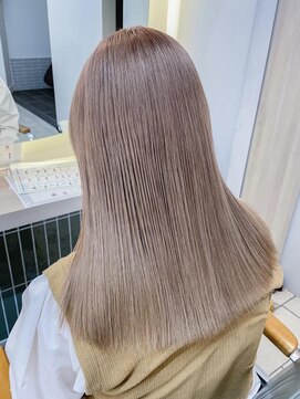 テトラ バイ ネオリーブ 横浜西口店(tetra by neolive) 秋冬ミルクティーベージュ髪質改善透明感カラー横浜N