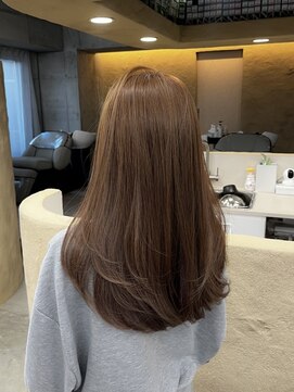 【arin指名限定】くすみベージュ×レイヤーカット