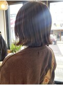 大人似合わせショートボブレイヤーカットツヤ髪スタイル