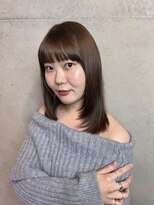 ブルーメ(Blume...)&nbsp;ミディアムレイヤー/オリーブベージュ/艶髪