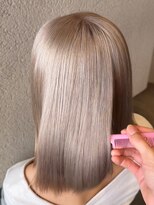 サラジュ 仁川店(SARAJU) 【Wカラー特化】森山担当 ブリーチあり×ミルクティーベージュ