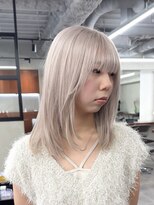 ニコトウキョウ 新宿(nico TOKYO)&nbsp;ダブルカラーミルクティーピンクホワイトパープルハイトーン韓国