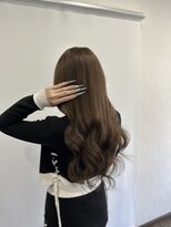 フロレゾンヘアデザインエクステ(floraison hair design exte) Olive brown × pull exte