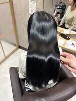 【全席完全個室サロン】ef lien西大寺 × 髪質改善ミルボンAujua認定サロン&nbsp;ブルーブラック