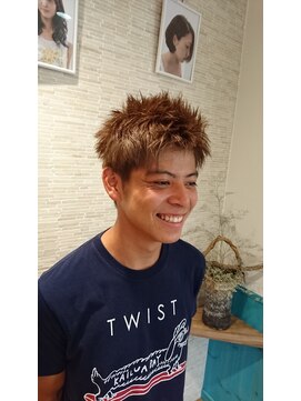 アフィニティ affinity ダブルカラースパイシーショート【アフィニティ春日部】