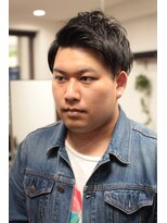 ヘアメイク グリーン アール(HAIR MAKE Green R)&nbsp;ナチュラルツーブロックパーマスタイル