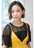 【LETTRE】グレージュショートボブ