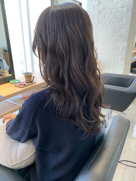 アーロン(aaron) 【サロンワーク】透け感グレージュカラー。