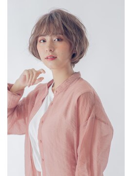 ブリング バイ スノードロップ 吉祥寺(BRING by Snowdrop) 前髪/マチルダボブ/ピンクベージュ/インナーグレージュ/吉祥寺