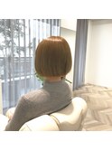 前下がり×すっきりボブ