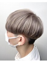 オンザ(ONTHE)&nbsp;1ブリーチミルクティベージュメンズマッシュスタイル【林京平】