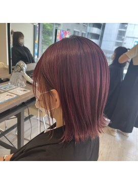 ニューヨークニューヨーク 守口店(NYNY) ダブルカラーワインレッド