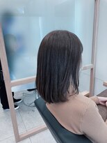 リュクスバトーバイトリコ 船橋南口店(Luxe BATEAU by tricot) ブルージュやわらかミディ/インナーカラー