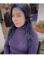 ホロホロヘアー(Hair)&nbsp;ホロホロHair ブルーフレーミングカラー