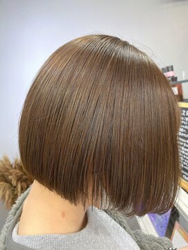 ヘアー アンド ビューティー ザ エフ 西尾店(Hair Beauty the F) ミニボブ♪オリーブ☆