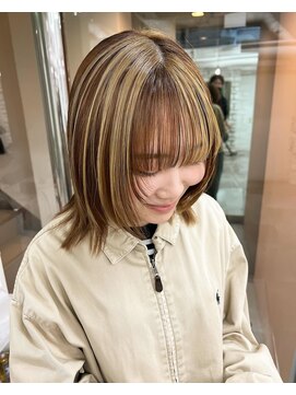 アイシー(I see) シマシマカラー#阿倍野#天王寺#ブリーチ