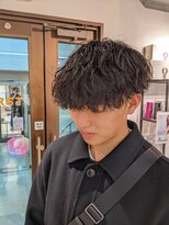 コワファーストナガサキシャンプーボーイ(COIFF1RST NAGASAKI SHAMPOO BOY)&nbsp;vマッシュ×波巻きスパイラルパーマ
