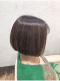 前髪ありミニボブ30代40代50代/SIGN/イルミナベージュハイライト