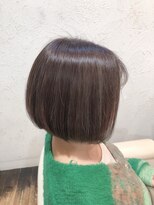 サイン(SIGN)&nbsp;前髪ありミニボブ30代40代50代/SIGN/イルミナベージュハイライト