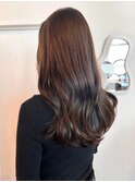 20代30代 艶カラー ロング 髪質改善 グレージュ 透明感