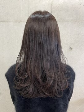 エクテ(ecouter) ロングレイヤー&ベージュカラー