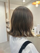 ミュゼプリュム(Musee plume) 肩ボブ／赤味なしベージュカラー