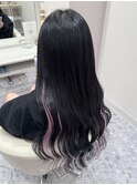 ブリーチなしで叶うインナーカラー