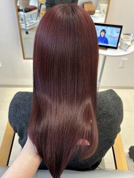 ミリ 奈良店(mm) 髪質改善トリートメント/チェリーレッド/赤/暖色カラー/近鉄奈良