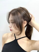 ヴェイン 渋谷(vain)&nbsp;イルミナカラーレイヤーカット顔まわりカット大人ヘア