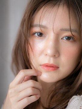 カバーヘア ブリス 北浦和(COVER HAIR bliss) ≪COVER HAIRメイク作品≫オレンジゴールドで透明感と上品な色気