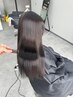 カット＋髪質改善プレミアムストレート￥24000