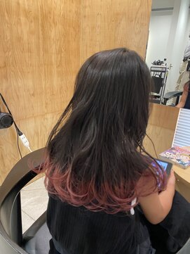 リノア 鵠沼海岸(LINOA) ピンクす裾カラー!