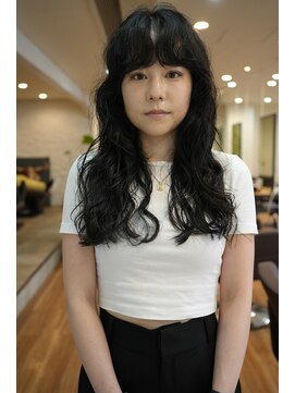 ノラキチジョウジ(NORA KICHIJOJI) ハイレイヤーカットウルフパーマ外国人風パーマ顔まわりカット