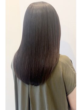 アルファ(Hair Salon alpha) 【大人可愛い×艶感】オリーブベージュ×メテオトリートメント